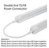 1FT 2FT 3FT 4FT 5FT verlengsnoer T5 T8 Connector Kabelkabel Draad Dubbele End Connector-kabel voor geïntegreerde LED-fluorescerende buis