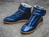 Gratis frakt Nytt mode Big High Quality Men's Shoes Flat Leather Mens Casual Leather Shoes 36-46