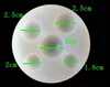 3pcs/Set Half Round/Teardrop Cabochon Silicon Mold Mould For Epoxy Resin Gemstone Jewelry Making Tool DIY Craft Accessories