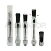 세라믹 플랫 카트리지 팁 0.5ml 1.0ml 4 흡입구 510 o.pen OPEN 분무 오일 분무기