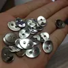 New wholesale 100pcs Silver 2 holes Sheet Oval charms connector stainless steel Fashion Spacers Jewelry Finding & Components On sale