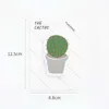 Gullig Cactus Memo Pad Sticky Note Sticker Memo Book Note Paper n Stickers Stationery Office Tillbehör Skolleveranser