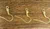 500pcslot Gold Plated Earring Clasps Hooks Finding For DIY Fashion Craft Jewelry Gift 15mm AW2664832793965059