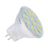 Nuova lampadina a led MR11 5730SMD 9 LED 2 W Lampada 12 pezzi 3 W Lampada 15 LED 5 W GU4 AC/DC 12 V 24 V Corpo in vetro LED Lampadina