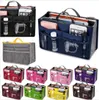 Durchsichtige, kompakte, tragbare Make-up-Organizer-Tasche für Damen, Mädchen-Kosmetiktasche, Toilettenartikel, Reise-Sets, Aufbewahrung, Handtasche