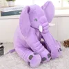 Vendita al dettaglio 2017 Elephant Cuscino Bambola Bambino Bambini Sleep Pillow Regalo di compleanno Ins Lumbar Pillow Naso lungo Bambola Elefante Elefante Peluche 30cm