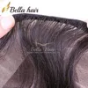 Bella Hair® 8a Virgin Human Hair 360 Lace Frontal Stängning 22 "* 4" Elastiska Band Body Wave Bleached Knots