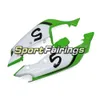 fairings لكاواساكي zx7r 1996-2003 abs البلاستيك الأبيض الأخضر 5 دراجة نارية هدية كيت