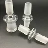 14mm do 18mm adaptera szklana rury wodne ze szlifierkami Męskimi kobietami Grube Glass Bong Adaptery do konwertera adaptera olejowego