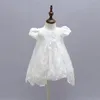 3 Teile/satz Einzelhandel Mädchen Kleider Kinder Kleid Party Sommer Prinzessin Baby Mädchen Hochzeit Kleid Hut Geburtstag Für 3-24M