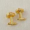 Gold Triangle Diamond Mouw Cuff Links voor heren knop Franse zakenpak shirts manchetknopen voor vrouwen mode wil en zandgift