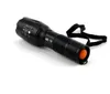 G700 E17 CREE XML T6 고출력 LED 토치 Zoomable 전술 LED 손전등 토치 라이트 +1 18650 배터리 + 충전기 + 그린 박스