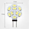 RV Светодиодные лампочки Купол Света 3W G4 9smd 5730 12V Лампа Белая лампочка Лодка Морские Огни