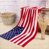 100% coton serviette de plage séchage gant de toilette maillot de bain serviettes de douche USA ROYAUME-UNI drapeau du Canada dollar serviette de bain design livraison gratuite