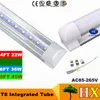 22W 2400 Lumen 45W 4800Lumen 4ft 8ft T8 LED-Röhren Licht Integrierte 1200mm SMD 2835 LED-Leuchtstoffröhren Lichter AC85-265V CE UL