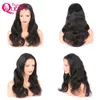 Glueless 13x4 Lace Frontal Human Virgin Hair Body Wave Wig For Black Women 130% Density Brazilian Hair Wigs With Baby Hair