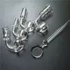 4mm d'épaisseur quartz banger 10mm 14mm 18mm mâle femelle 45 degrés 90 degrés clou de quartz avec bouchon de carb pour bang en verre