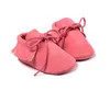 11 color Baby PU Leather Moccasins walker shoes boys girls kids Toddler lace-up Shoes Moccasin soft first walkers shoes