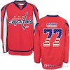 2016 Nieuwste 2015 VS Washington Capitals 77 TJ Oshie White Red Jerseys Ice Hockey Jersey Mens Mode All Gestikt 100% Polyester