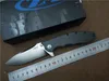 ZERO TOLERANCE 0562CF ZT0456 접는 나이프 볼 베어링 플리퍼 EDC 나이프 탄소 섬유 손잡이 D2 블레이드 옥외 야영 칼