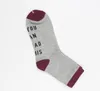 Vente en gros - Hot Women Men Lettre Chaussettes imprimées Si vous pouvez lire ceci Apportez-moi un verre de vin Unisexe Drôle Nouveauté Vintage Rétro TT5Y