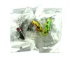 100pcs Insect Fishing Lure Crankbait Bass Bait 4.5CM 4.1G Grasshopper Artificial Plastic Floating Fishing Tackle