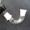 Detaliczny kształt litery V szklany Adapter 14mm żeński na 14mm męski złącze do szklanej fajki wodnej bong darmowa wysyłka