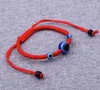 12 Bracelets à charme / lot String rouge Evil Eye Lucky Cordon Red Bracelet Adoptable Gift DIY