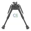 Taktisk 6-9 tum bipod full metallbipod med 21,2 mm QD-monteradapter för fotografering CL17-0038