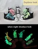 Luminous flat shoelaces Glow in The Dark Colorful Fluorescent Light Up Athletic Tie shoe lace Kids Children birthday parties gifts