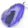 LuckyShine Excellent Fire Natural Purple Agate Gems 925 Sterling Silver Wedding Pendants for Necklaces Friend Gift Handmade DIY