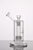 Mobius Glass Hookah BongマトリックスステレオPerc DABリグ18 mmの継手が付いている厚いガラスの水管