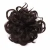 Whole1PC Buns Hair Piece Updo Bride Bun Natural Elastic Hairpiece Wavy Messy Multifuctional Synthetic Curly Hair Chignon1279064