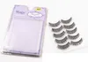 Natural Cross Fake False Eyelash Black Soft Long Makeup Eye Lash Extension med Package Box 07