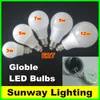 Vente au détail Dimmable A60 A19 SMD2835 B22 E27 Ampoules LED 3w 5w 7W 9W 12W A60 A19 LED Globe Lights Lampes AC85-265V