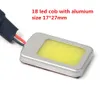 Lighting White 18 Chips Constant Voltage COB LED Festoon Dome/Door/Box Light Panel Interior Bulb With T10.