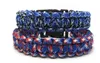 colori della miscela di moda che scegli Paracord Bracciali con cavo per paracadute Braccialetto di sopravvivenza Kit da viaggio in campeggio