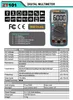 Zotek ZT101 Digitale Multimeter 6000 telt Back Light AC / DC Ammeter Voltmeter Ohm Frequentiebabytemperatuur