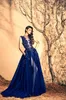 2016 Ziad Nakad Latest Dress Designs Blue Long Evening Gowns Online Party Dress Women Elegant Evening Dresses vestidos de festa