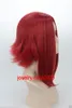 かつら新しいウィッグコスプレコードGEASS /KOUZUKI KALLEN DARK RED REFLEXACTION HALVE WIG