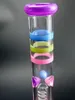 DHL 10 "beaker bottom bong design semplice tubo di vetro narghilè Rasta tubi di acqua inebrianti 18,8 mm bong di vetro comune bong spedizione gratuita