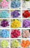 5,9 "Silke Hydrangea Blommor Heads DIY Artificiell Blomma Boll Krans Garland Vägg Made DIY Tillbehör För Hem Bröllopsdekoration 50PCS Lot
