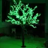 LED Konstgjord Cherry Blossom Tree Light Christmas 1248PCS LED-lampor 2m / 6.5ft Höjd 110 / 220Vac Regnsäker utomhusbruk