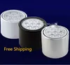 50pcs / lot / 7W / 9W / 12W / 15W Super Bright a superfície montada levou para baixo luz 85-265V 450-1200lm Montado levou holofotes teto