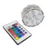 1 sztuk Tani 10 LED Light Light RGB Pilot Wodoodporna Lampa Świeca LED Floral Vase Base Light Party Decoration