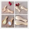 New Arrive Wooden Tea Spoon Creative Tableware Kusunoki Baby Milk Spoon Wood Dinnerware Coffee Spoon XB1