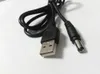 50 sztuk USB 2.0 A do 5,5 mm x 2.1mm złącze baryłkowe kabel ładowarki DC