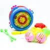 20 set Kid Instrument de musique Jouet Musique Hochet Jouets Rouleau Kit De Tambour Bébé Jouant Enfants Cadeau