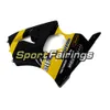 Gula svarta Fairings för Kawasaki ZX6R 636 2000-2002 ABS Injektion Plast Motorcykel Full Fairing Kit Cowlings Bodywork Carenes