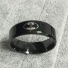 anillo de tungsteno negro para hombre
